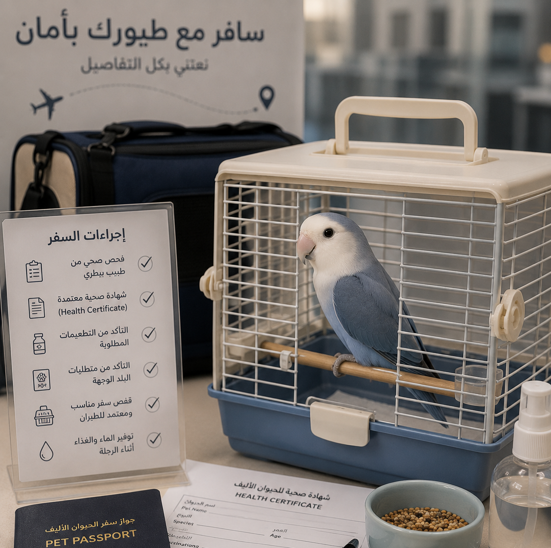 رعاية سفر للطيور