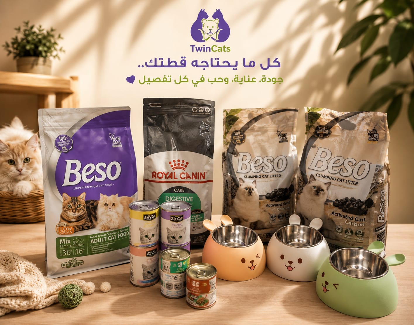 بكج القطط المتعددة