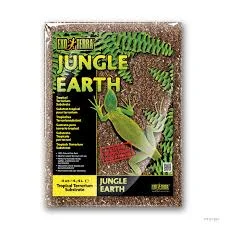 فرشة Exo Terra Jungle Earth للتراريوم - 4.4 لتر — من الأمام