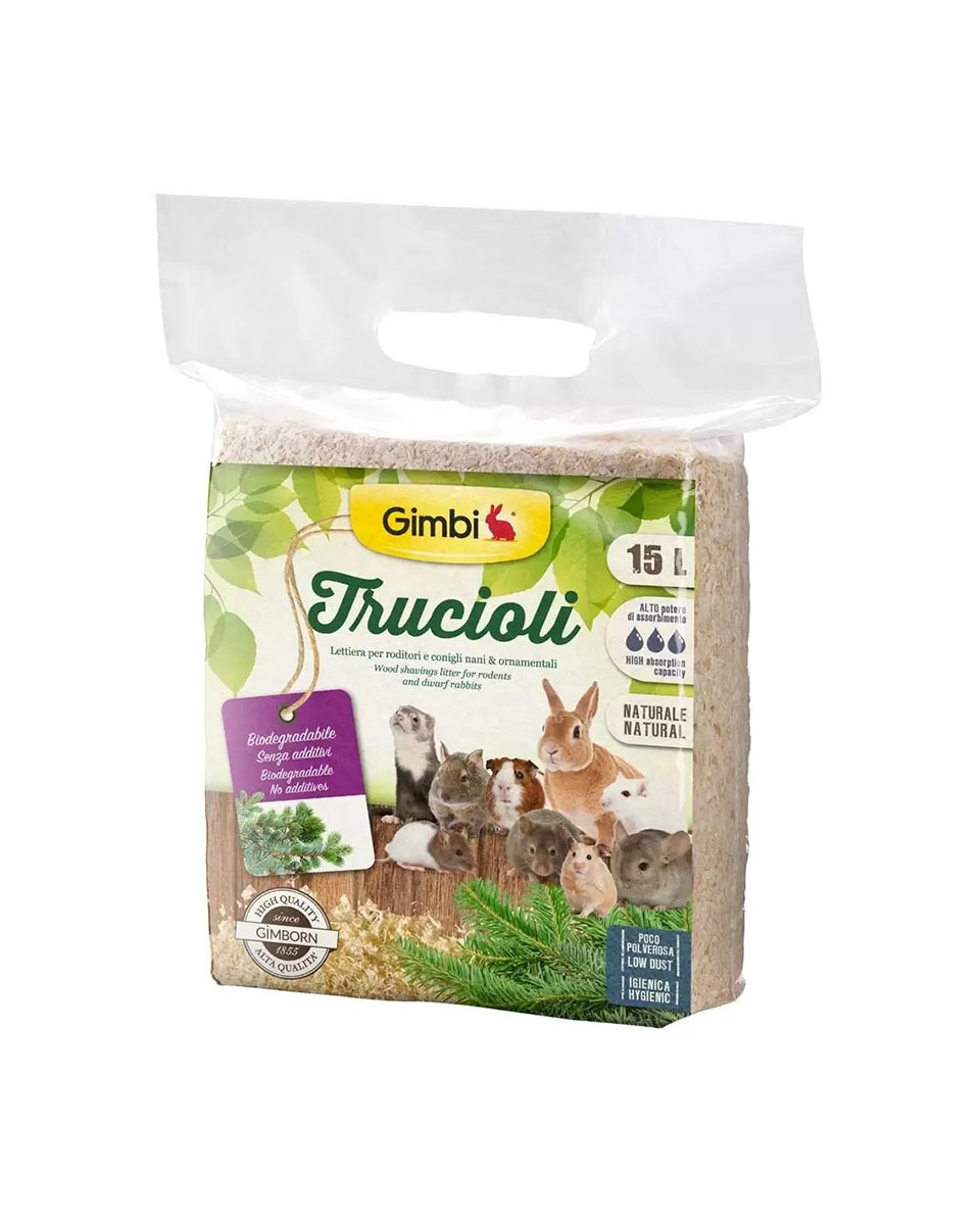 جيم بي نشارة خشب صحية للقوارض والارانب والحيوانات الصغيرة 15 لتر