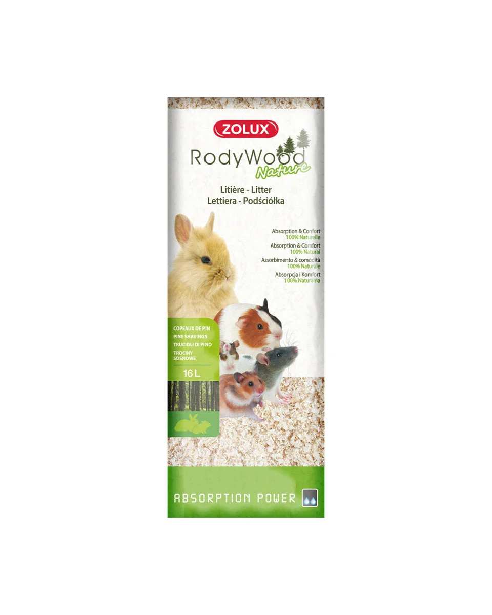 زولكس نشارة خشب للحيوانات الصغيرة- 16 لتر